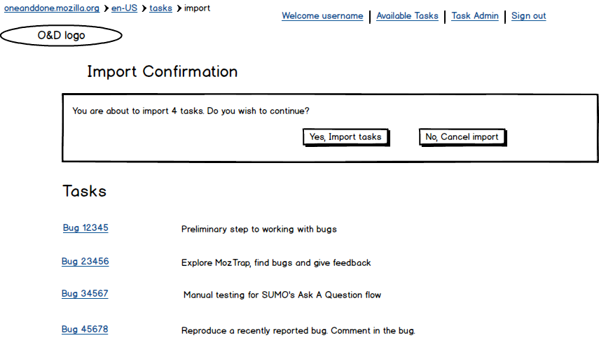 Confirm Import