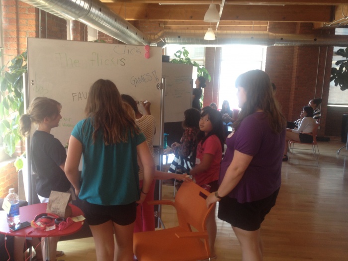 Girls Learning Code -- July 2013.JPG