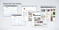 Dashboard-style home tab concepts
