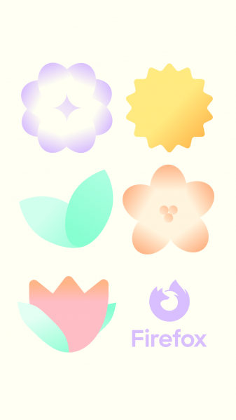 File:Firefox Flowers Wallpaper Mobile Light.png