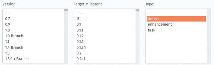 Advanced search for perf regressions type